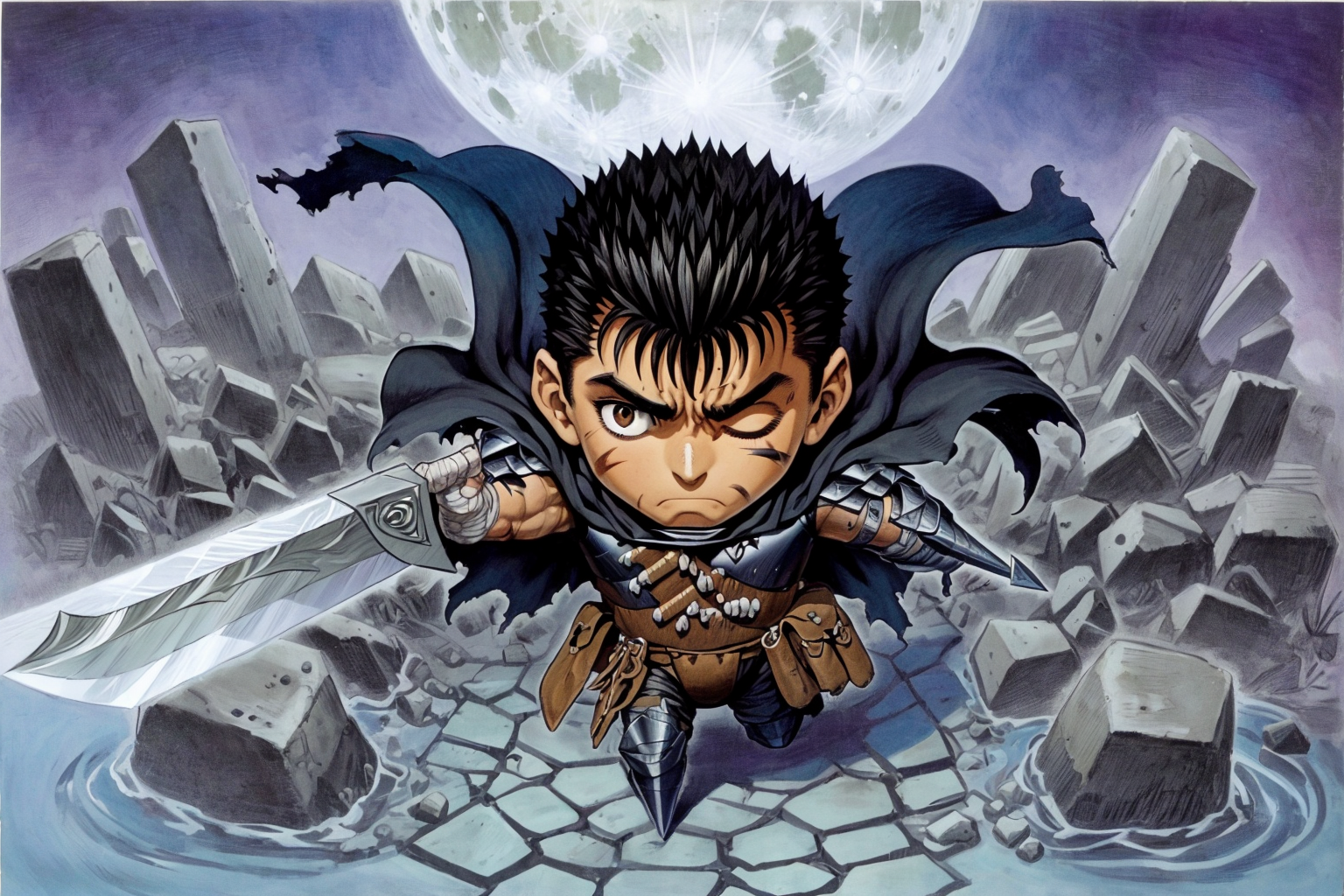 05933-1677238189-masterpiece, best quality, highly detailed, guts _(berserk_), (chibi_1.3),  dynamic angle, from above, running fighting stance,.png